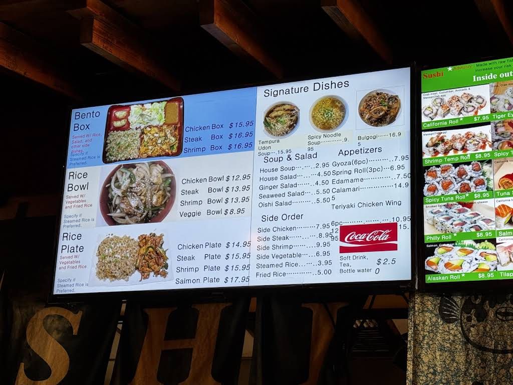 Oishii Japanese Grill & Sushi Menu 5